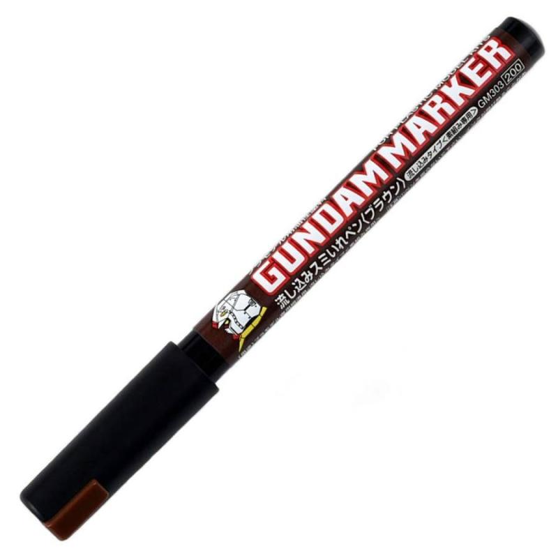 Gundam Marker Extra Thin Type Brown (for Panel Lines)