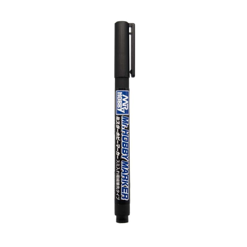 Mr. Hobby Marker: Super Fine Tip Brush Pen - Black