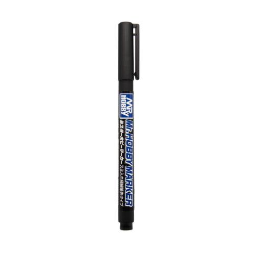 Mr. Hobby Marker: Super Fine Tip Brush Pen - Black