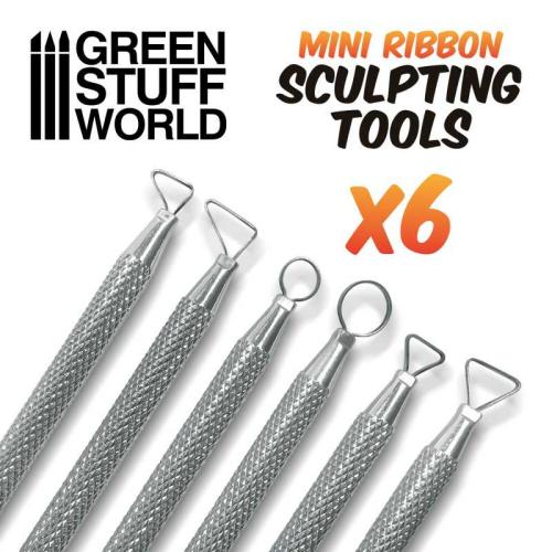 6x Mini Ribbon Sculpting Tool Set