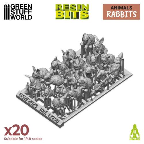 3D printed set - Rabbits