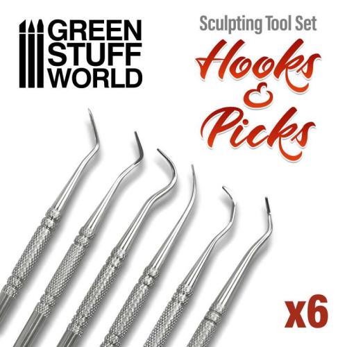 6x Hook and Pick tool Set