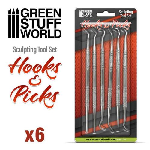 6x Hook and Pick tool Set