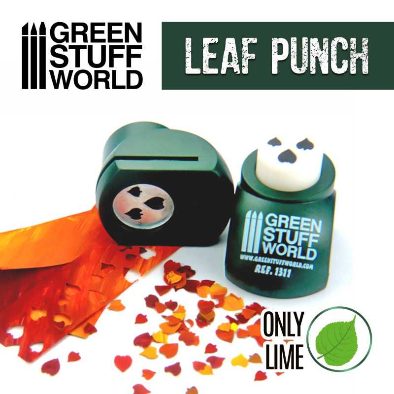 Big Miniature Leaf Punch Lime