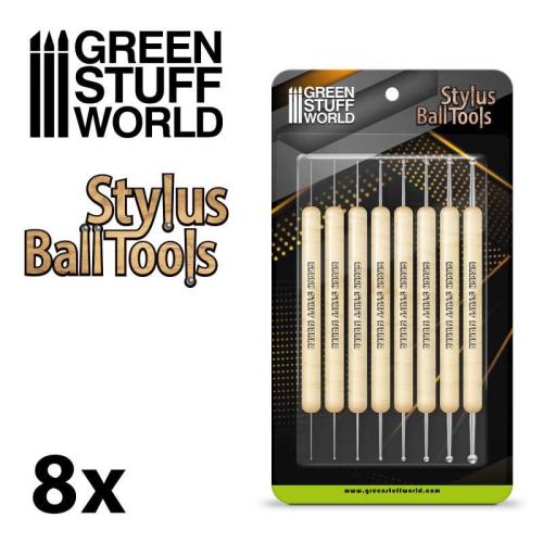 8x Sculpting STYLUS tool set