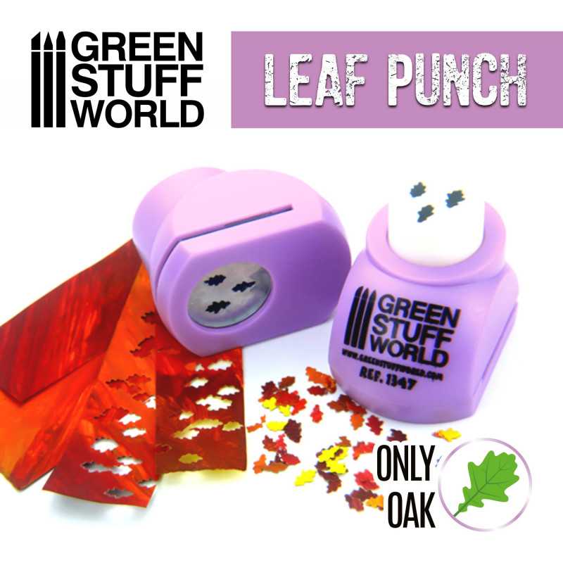 Medium Miniature Leaf Punch Oak