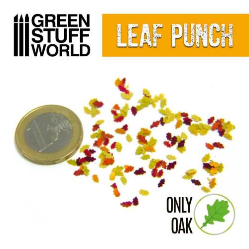 Small Miniature Leaf Punch Oak