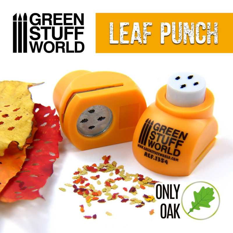 Small Miniature Leaf Punch Oak