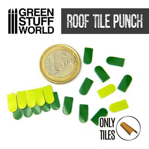 Miniature Leaf Punch Roof tile