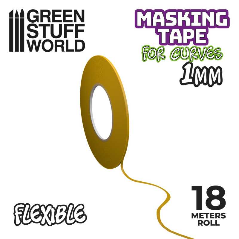 Flexible Masking Tape for curves - 1mm