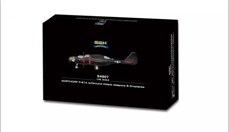Northrop P-61A `Black Widow` Limited Edition - w/Ground Attack weapons & Droptanks 1/48