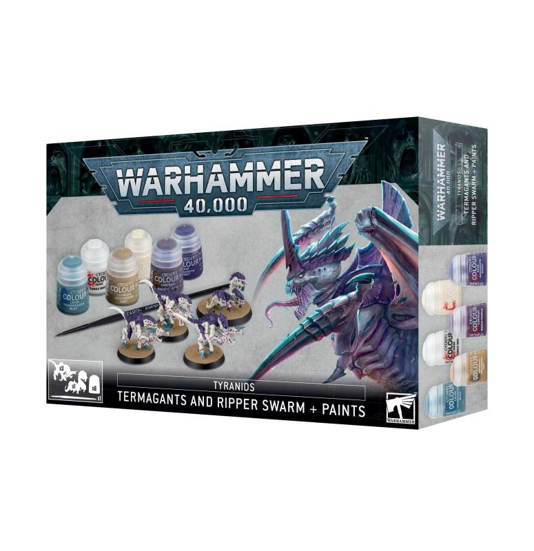 Warhammer 40K: Termigants & Ripper Swarm+Paint Set