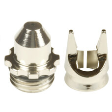 Air cap w needle cap 0.2 mm fine line