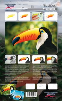 Stencil "Toucan Wildlife" Set