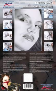 Stencil "Freehand Protrait" Set