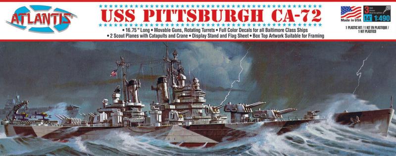 USS Pittsburgh CA-72 1/490