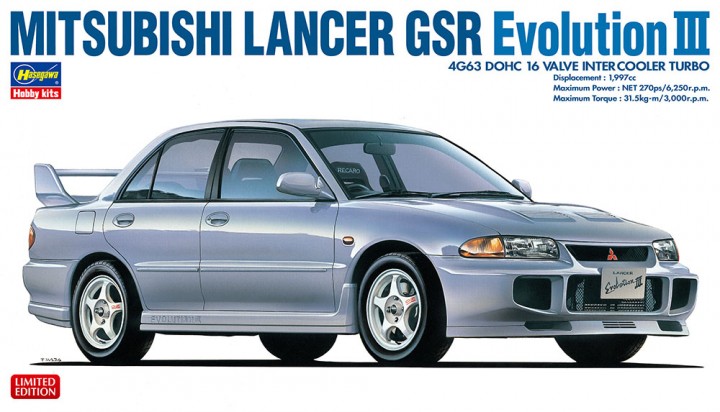 Mitsubishi Lancer GSR Evolution III 1/24