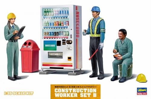 Construction Worker set B 1/35
