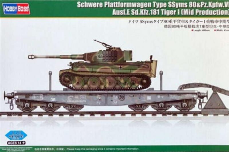 Schwere Plattformwagen Type SSyms 80 1/72