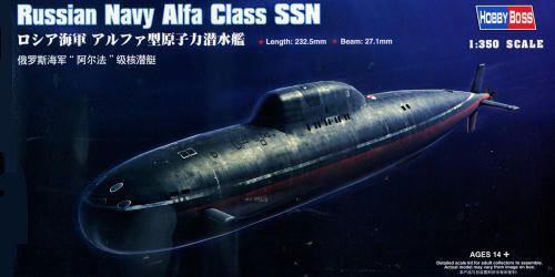 RUSSIAN NAVY ALFA CLASS SSN 1/350