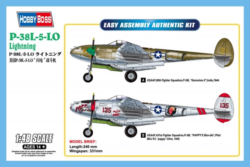 P-38L-5-L0 Lightning 1/48