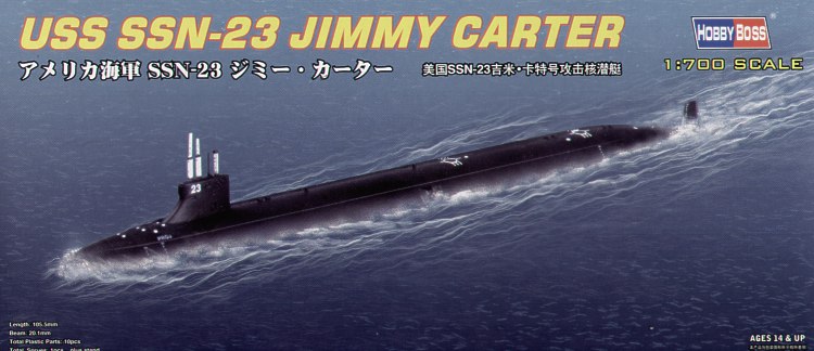 SNN-23 Jimmy Carter Attack Sub 1/700