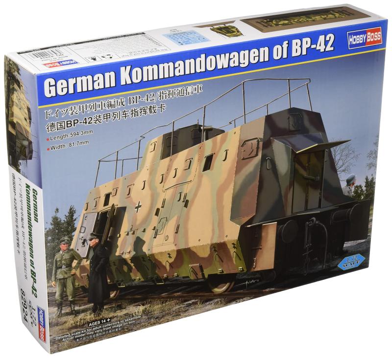 Kommandowagen Germany BP-42 rail armored train command car 1/72