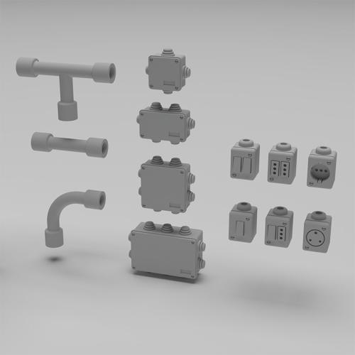 Civil Outdoor Electrical System 1/35