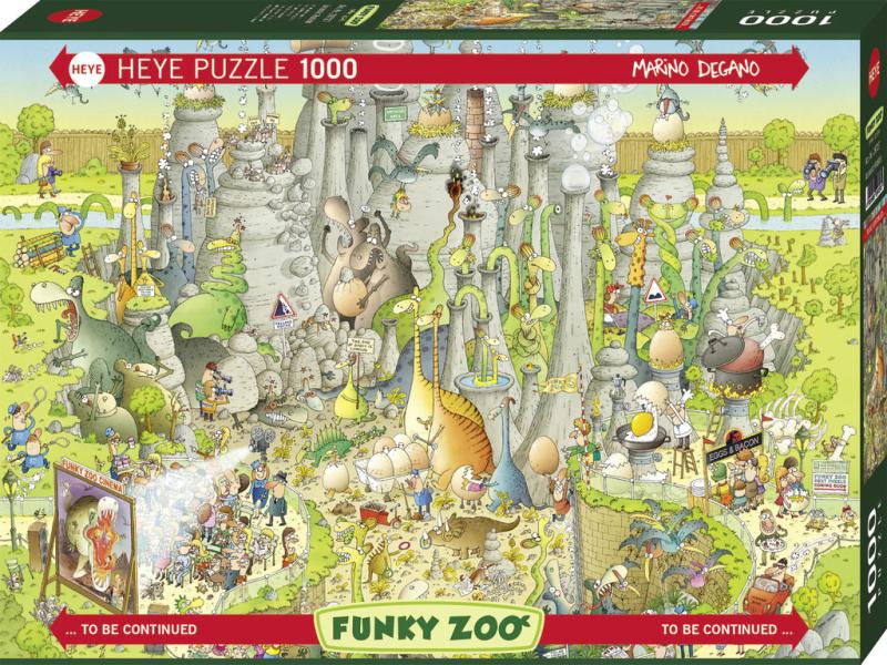 Jurassic Habitat - Funky Zoo 1000 bitar