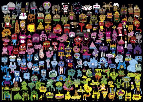 Doodle Rainbow - Pens are my Friends 1000 bitar