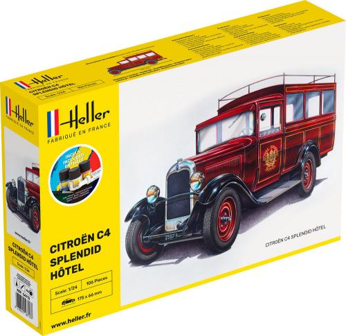 Citroen C4 Spledid Hotel COMPLETE w. Glue, Paint, Brush 1/24