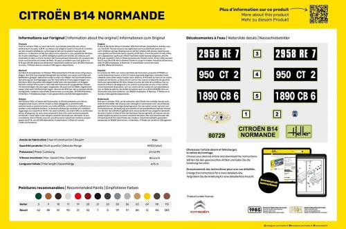 Starter Kit Citroen B14 Normande 1/24