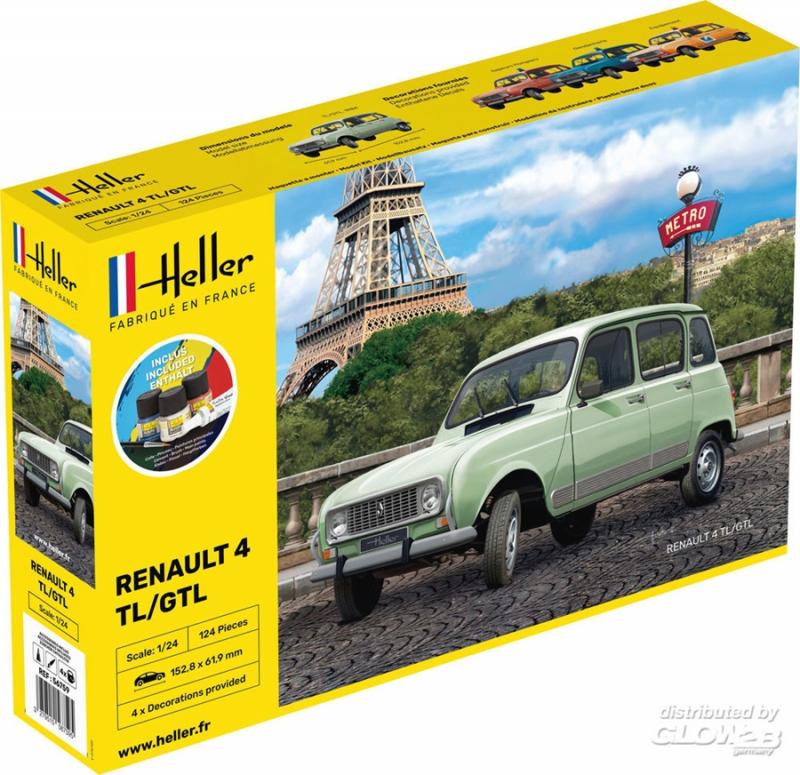 Presentset Renault 4L 1/24