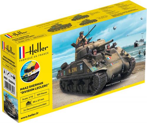 M4A2 Sherman Complete incl. glue, paints and brush 1/72