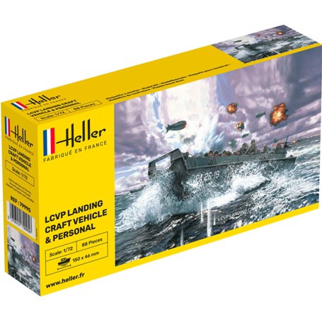 LCVP Landing Craft incl. crew 1/72