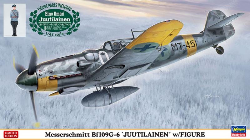 Messerschmitt Bf109G-6 Jutilainen, w/figure 1/48