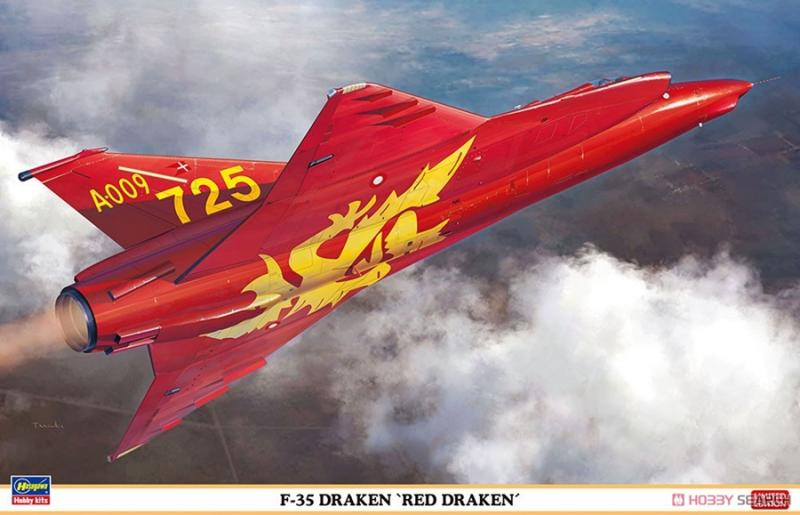 F-35 Draken, Red Draken - Decal Danish Air Force 725th Squadron 40th Anniversary Painter 1/48