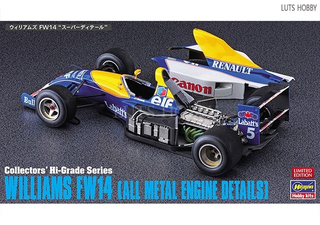 Williams FW14 All Metal Engine Details 1/24