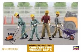 Construction Worker set A 1/35