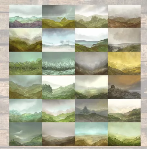 Jon Hodgson Backdrops: Book One (A4)