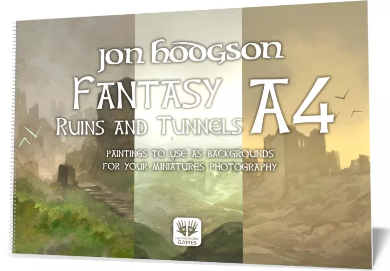 Jon Hodgson Backdrops: Fantasy Ruins and Tunnels (A4)