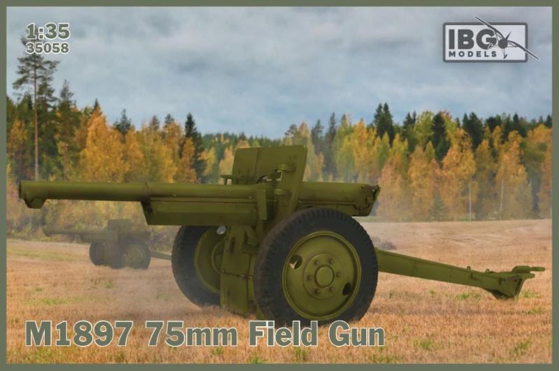 M1897 75mm Field Gun French Canon De 75 Modele 1897 In US Service 1 35 m1897-75mm-field-gun-french-canon-de-75-modele-1897-in-us-service-1-35