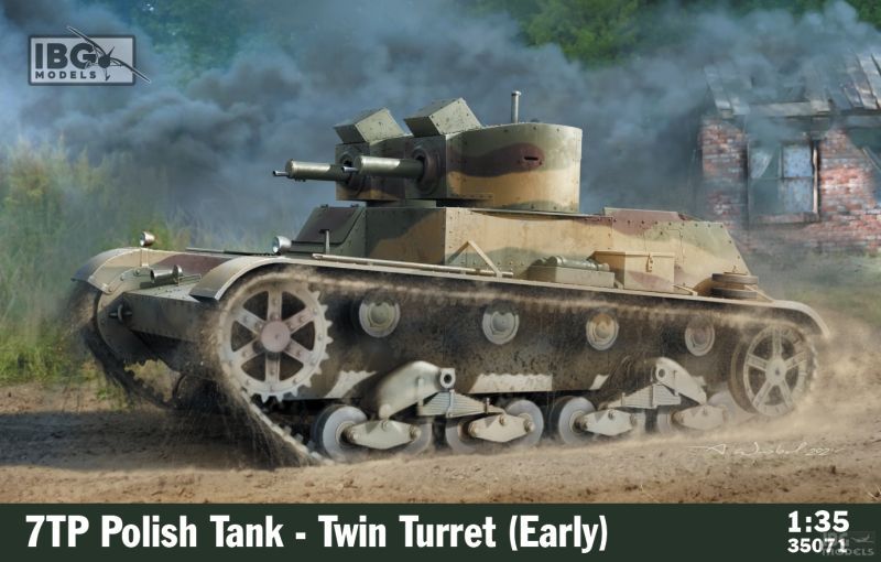 7TP Polish Tank - Twin Turret (Early) 1/35