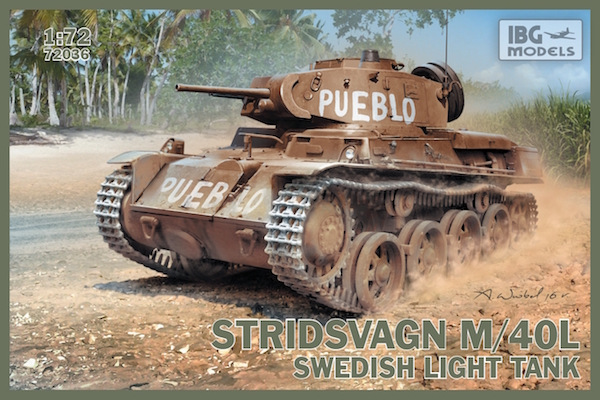 Stridsvagn m/40 L Swedish light tank 1/72