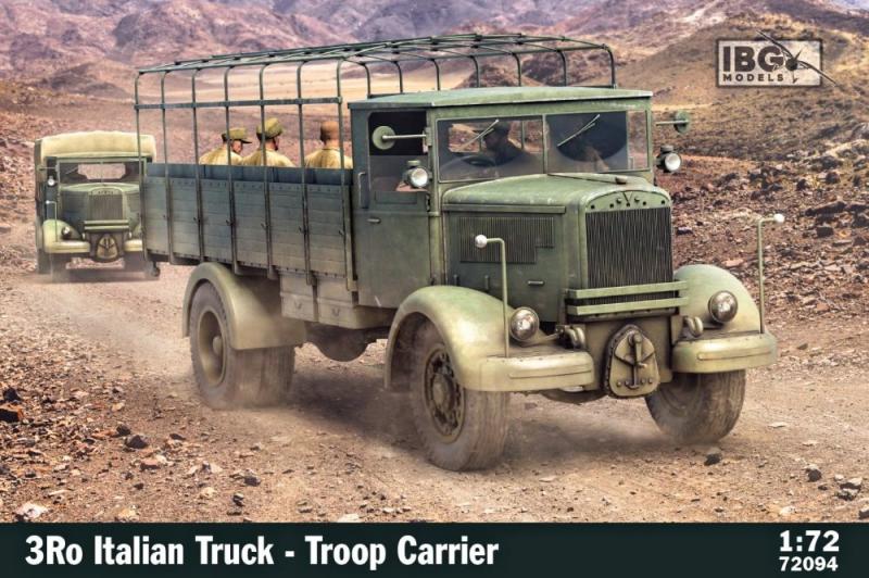 3Ro Italian Truck - Troop Carrier 1/72