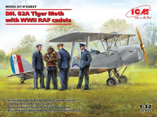 de Havilland DH.82A Tiger Moth with WWII RAF cadets 1/32