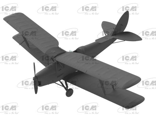 DH. 82A Tiger Moth with bombs WWII British training aircraft 1/32