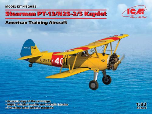 Stearman PT-13/N2S-2/5 Kaydet Amer.Trainer 1/32