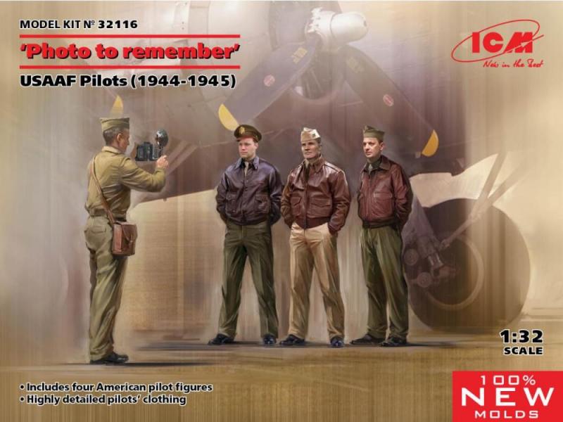 "Photo to remember" USAAF Pilots (1944-1945) 1/32