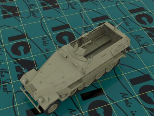 Sd.Kfz.251/1 Ausf.A WWII German Armoured Personnel Carrier 1/35